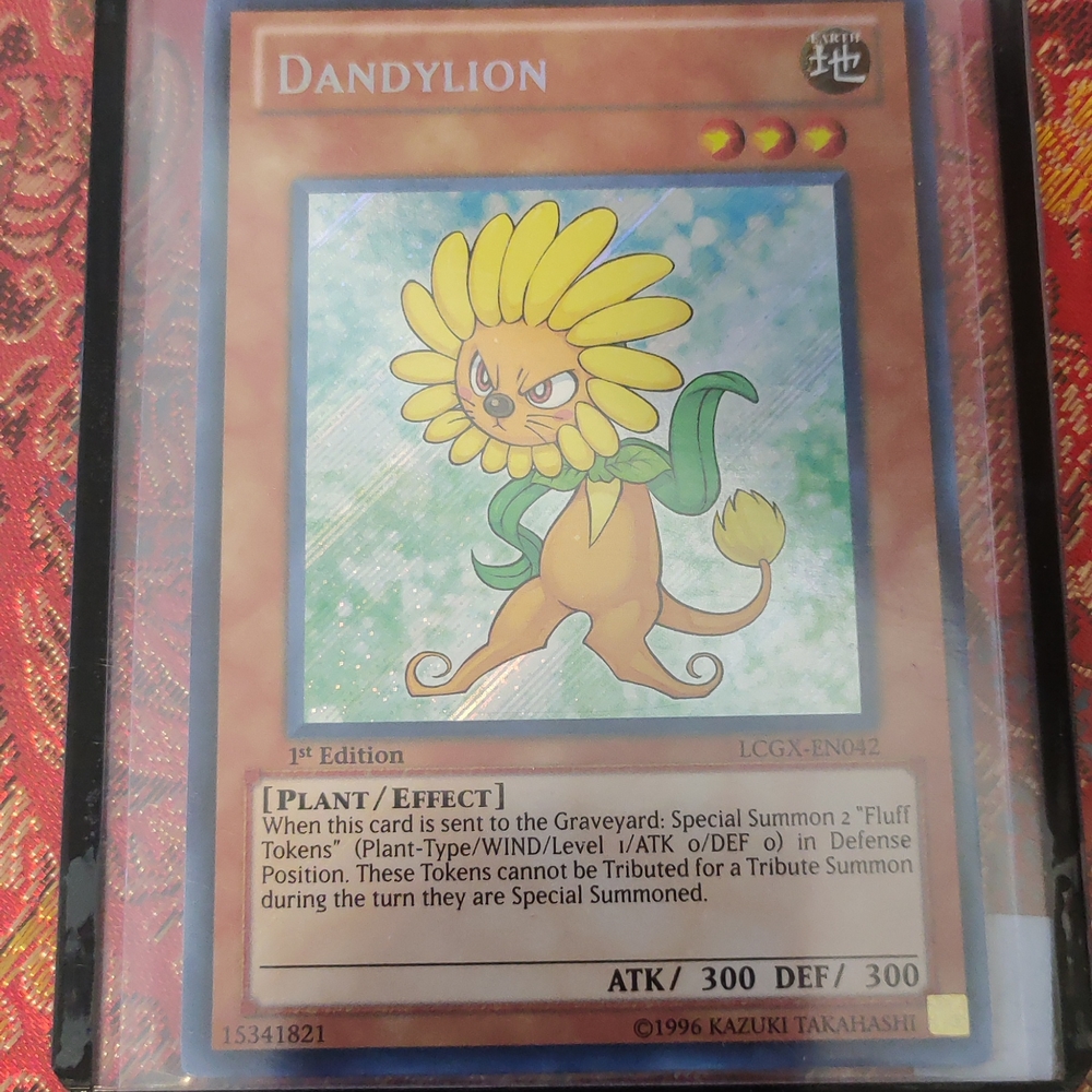 Yu Gi Oh TCG Dandylion Secret Rare 1st Edition
